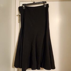 JohnPaulRichard Classic Black A-Line Skirt